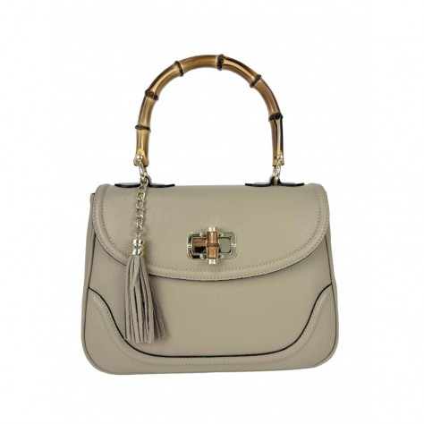 Borsa a mano media di pelle martellata                197