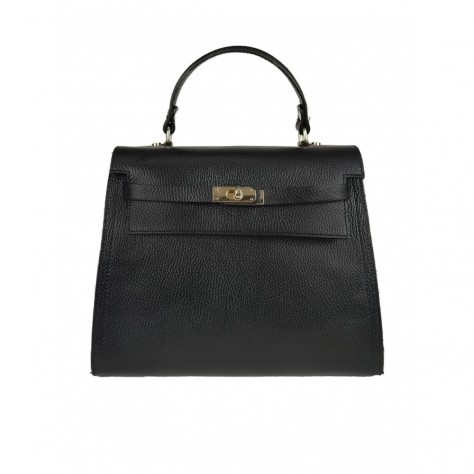 Borsa a mano media di pelle martellata                    196