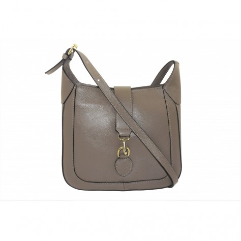 Borsa a tracolla di pelle martellata                        191