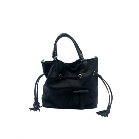 Borsa a spalla di pelle martellata                      204