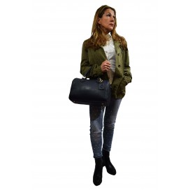Leather handbag                 131