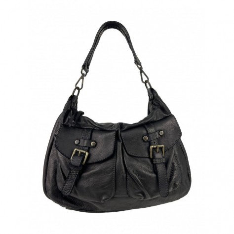Vintage leather shoulder bag                             200
