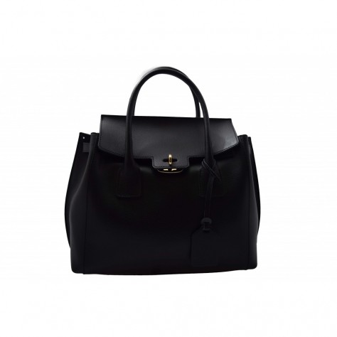 Borsa a mano di pelle safiano                           123