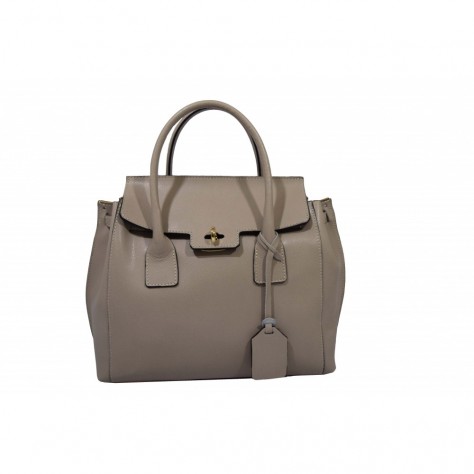 Borsa a mano di pelle safiano 123