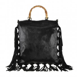Sac à main en cuir de poney imprimé militaire     201
