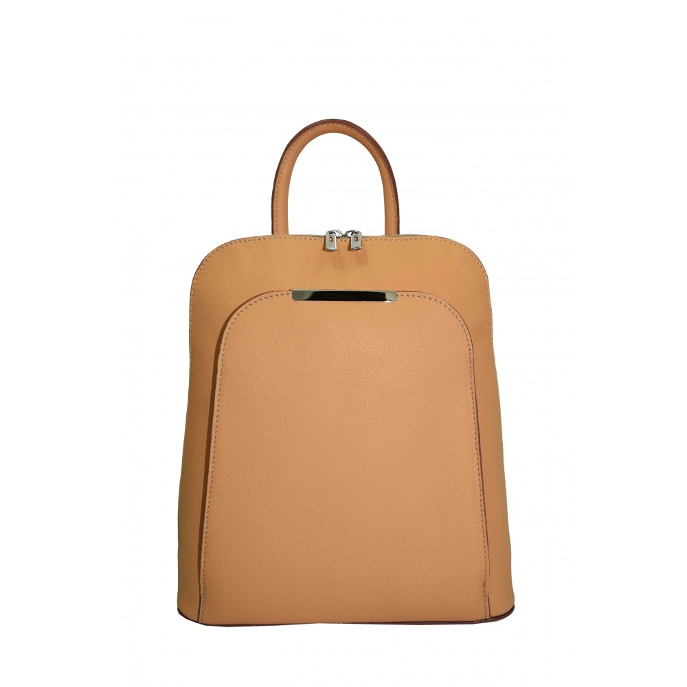 LEATHER BACKPACK WITH METAL STUDS       158