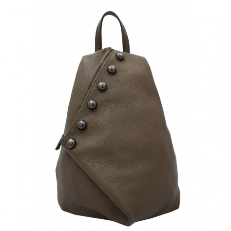 LEATHER BACKPACK WITH METAL STUDS       145