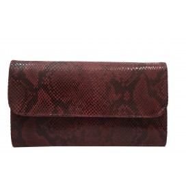 LEDER ABENDTASCHE  PYTHON-DRUCK     110