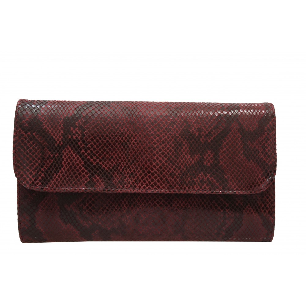 Pochette de soirèe  en cuir à imprimé python     110