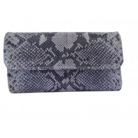 LEDER ABENDTASCHE  PYTHON-DRUCK     110