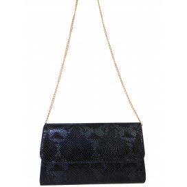 LEDER ABENDTASCHE  PYTHON-DRUCK     110