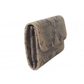 LEDER ABENDTASCHE  PYTHON-DRUCK     110