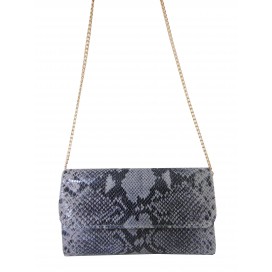 Pochette de soirèe  en cuir à imprimé python     110
