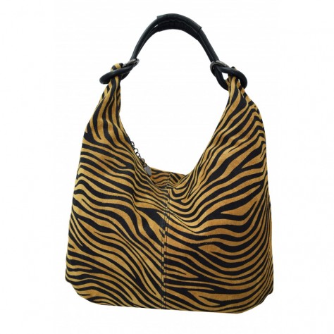 SACS PORTÉ ÉPAULE DE SUEDE EN CUIR BRUN      147