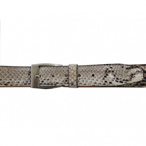 Ledergürtel mit Python-Print    mm.40