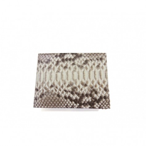 Portefeuille homme en cuir à imprimé python  087P