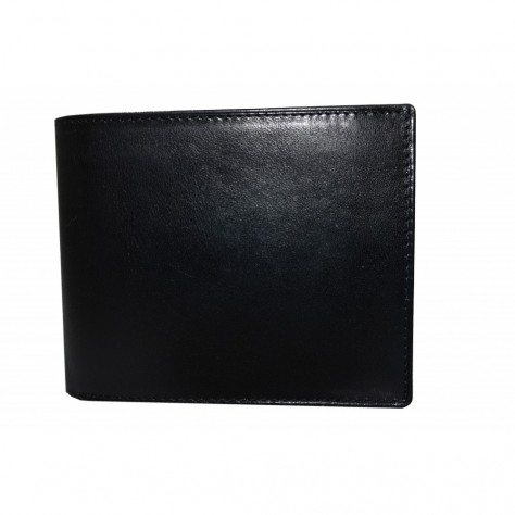 Portefeuille en cuir pour homme     noir     161P