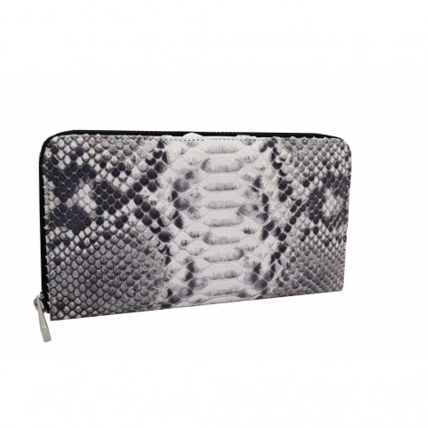 Portefeuille femme en cuir à imprimé python   149