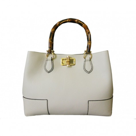 Borsa a mano di pelle martellata                      111