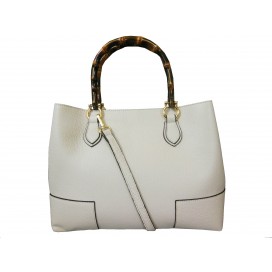 Borsa a mano di pelle martellata                      111