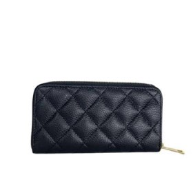 Women's quilted leather...