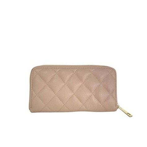 Portefeuille femme en cuir matelassé              212C