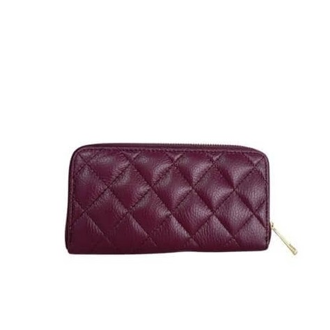 Portefeuille femme en cuir matelassé              212C