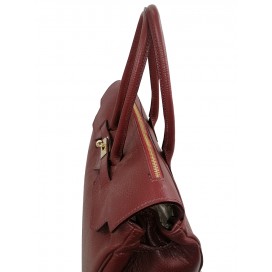Borsa a mano di pelle martellata                      195