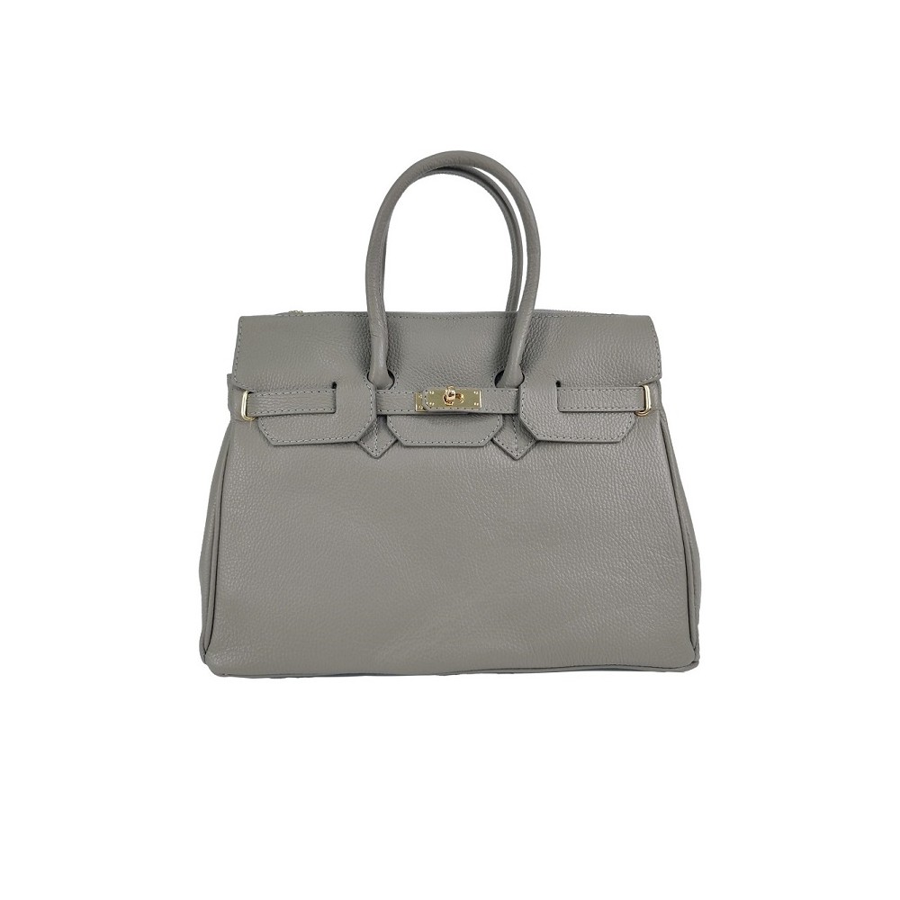Borsa a mano di pelle martellata                      195