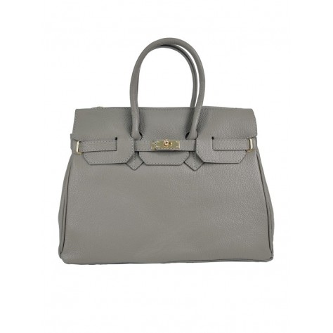 Borsa a mano di pelle martellata                      195