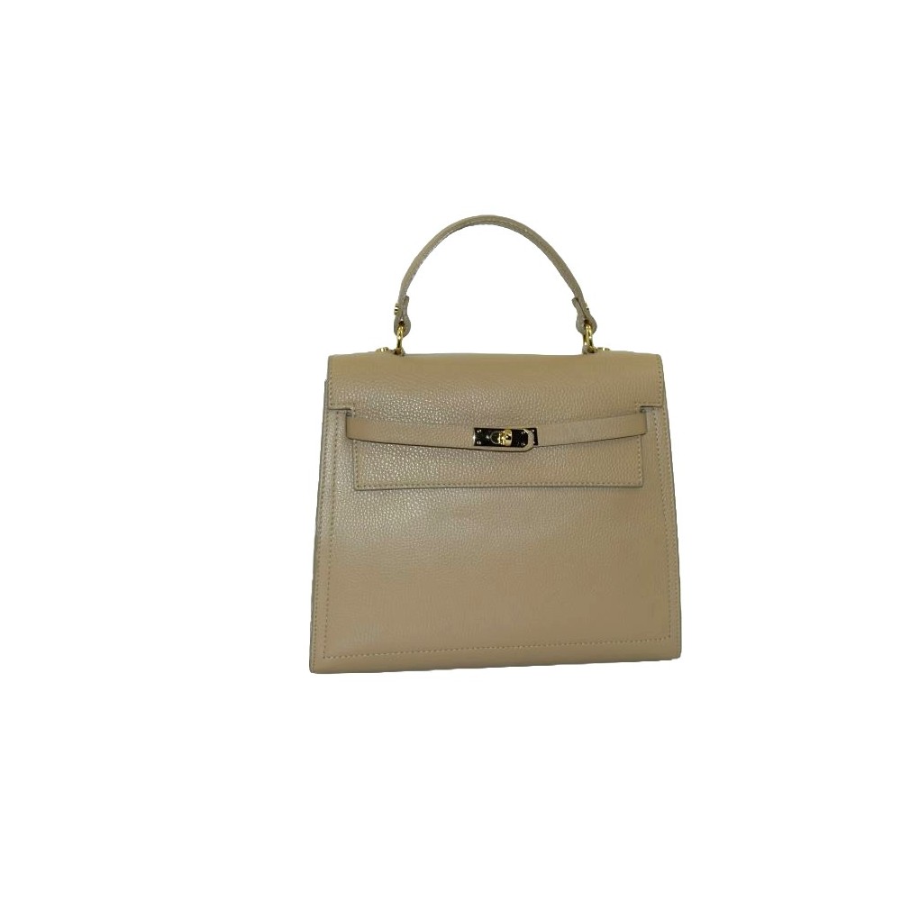 Borsa a mano media di pelle martellata                    196