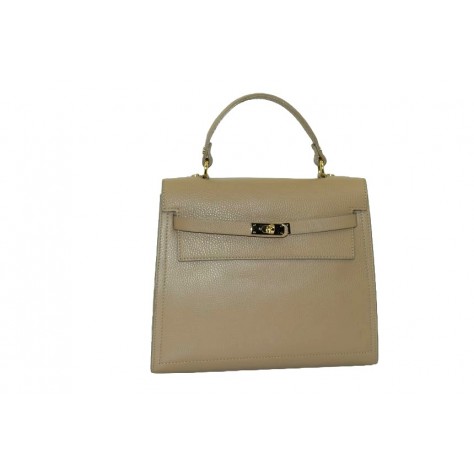 Borsa a mano media di pelle martellata                    196