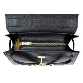 Borsa a mano media di pelle martellata                    196
