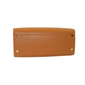 Borsa a mano media di pelle martellata                    196