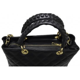 Borsa a mano di pelle nappa trapuntata                215