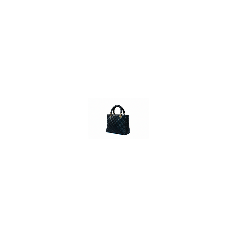 Gesteppte Lederhandtasche                                216
