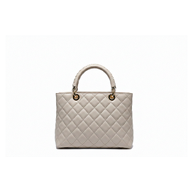 Gesteppte Lederhandtasche                                216