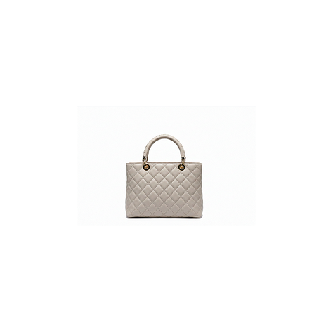 Gesteppte Lederhandtasche                                216